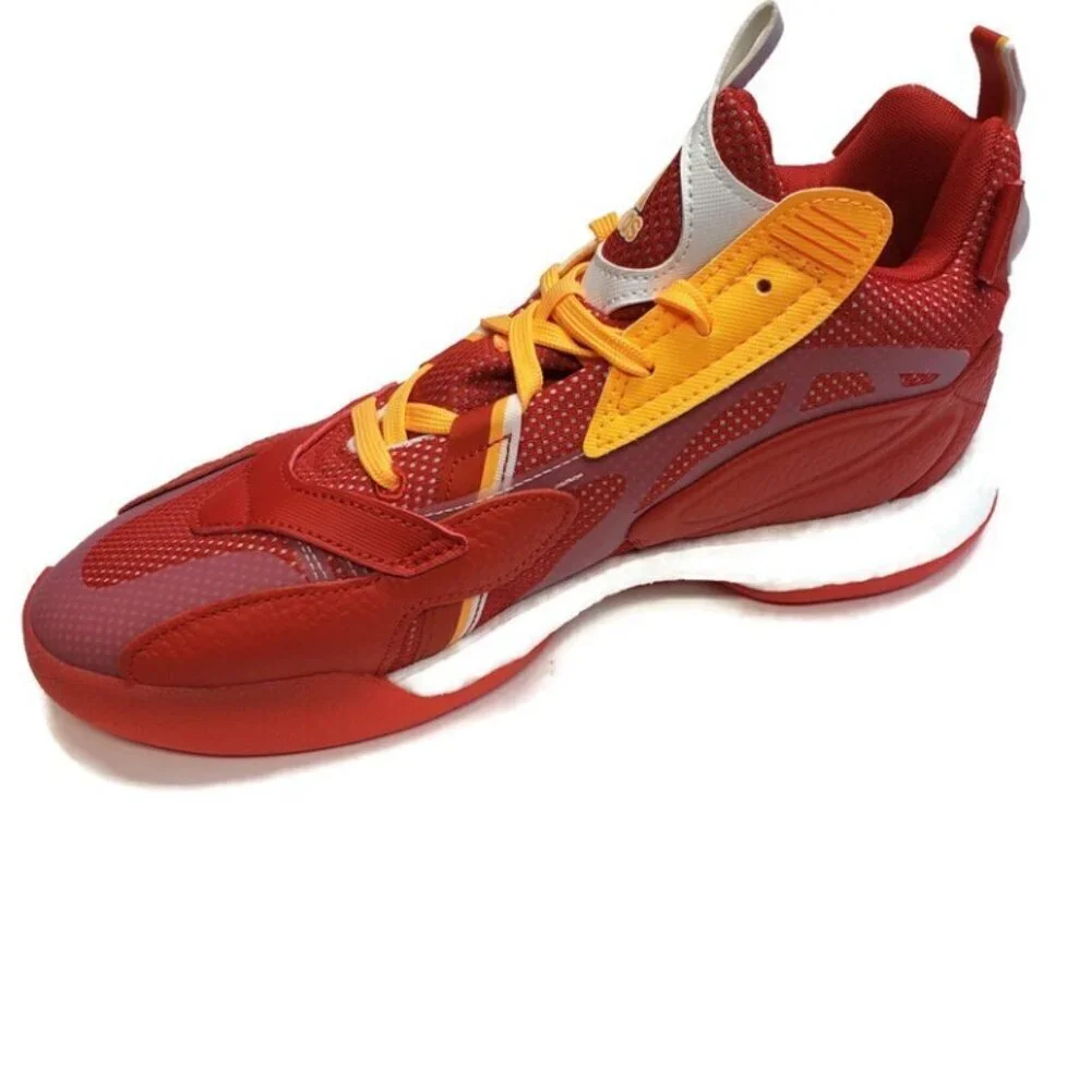 Adidas Zone Boost Mens 10 Atlanta Hawks Basketball Shoes FY0869 Collegiate Red
